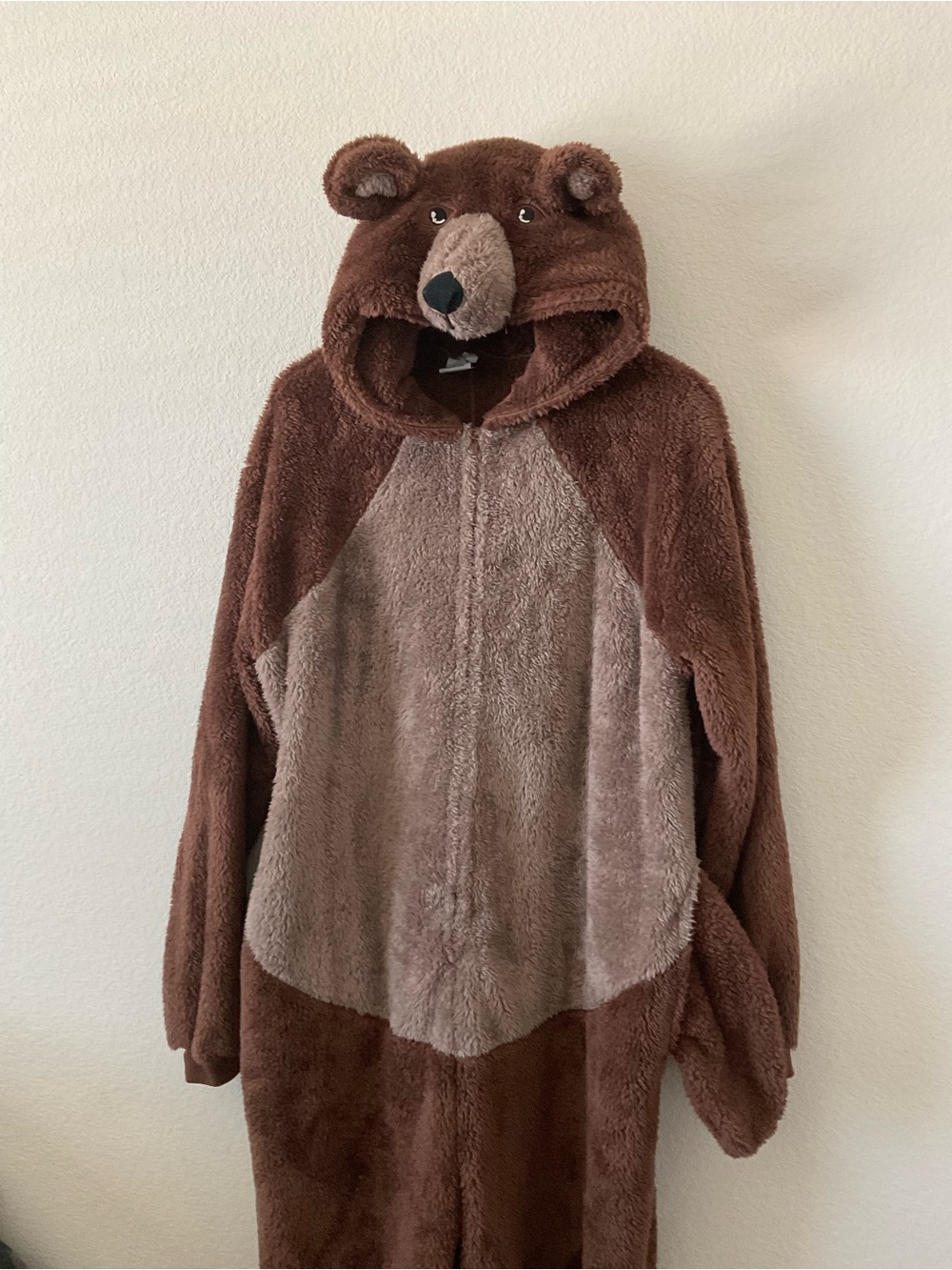 Cozy Brown Bear Onesie unisex Animal costume pajama